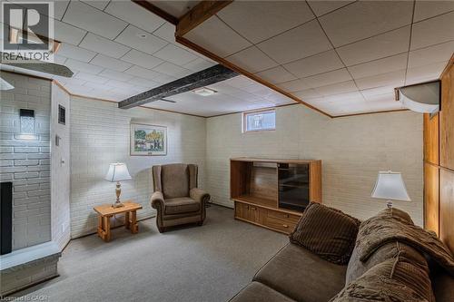 25 Charlton Crescent, Simcoe, ON - Indoor With Fireplace