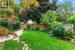 Manicured rear yard - 