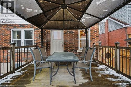 39 Haddon Avenue N, Hamilton, ON - Outdoor With Deck Patio Veranda With Exterior