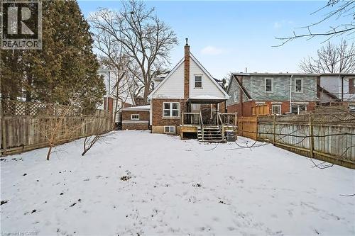 39 Haddon Avenue N, Hamilton, ON - Outdoor With Deck Patio Veranda