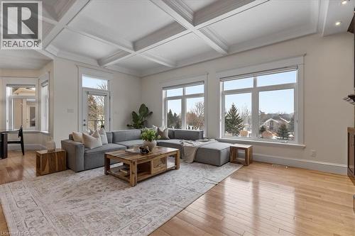 86 Canters Close, Kitchener, ON - Indoor Photo Showing Living Room With Fireplace