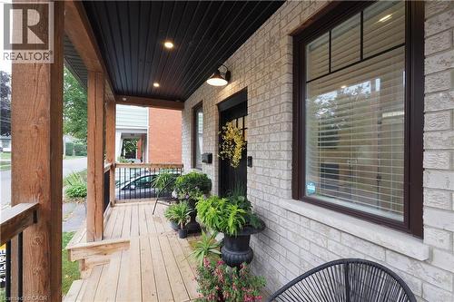 View of wooden porch - 238 Eagle Street S, Cambridge, ON - Outdoor With Deck Patio Veranda With Exterior