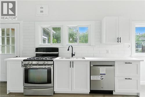 684 Beach Boulevard, Hamilton, ON - Indoor Photo Showing Kitchen With Double Sink