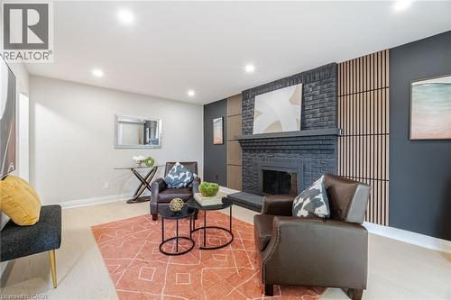 2392 Arnold Crescent, Burlington, ON - Indoor With Fireplace