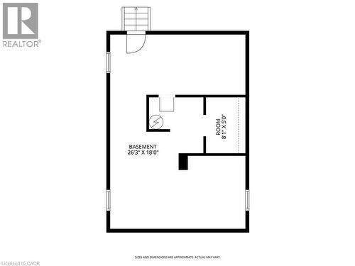 Basement Floorplan - 218 East 8Th Street, Hamilton, ON - Other