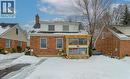 View of front of home with a chimney and brick siding - 569 Stirling Avenue S, Kitchener, ON  - Outdoor 