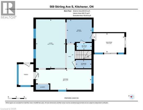 View of property floor plan - 569 Stirling Avenue S, Kitchener, ON - Other