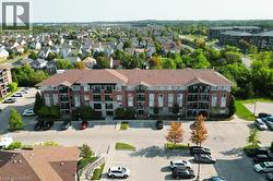 Bird's eye view of apartment complex / building - 