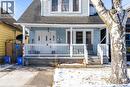 View of front facade featuring roof with shingles and covered porch - 35 Bayfield Avenue, Hamilton, ON  - Outdoor With Deck Patio Veranda With Facade 
