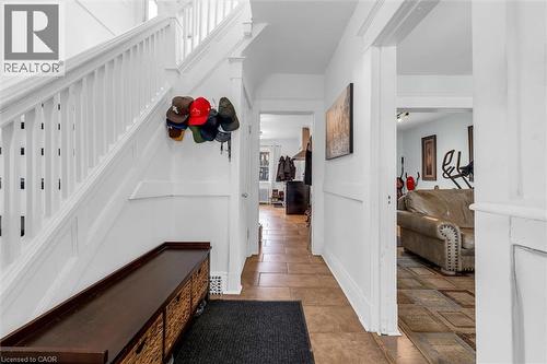 Hall featuring stairs and tile patterned floors - 35 Bayfield Avenue, Hamilton, ON - Indoor Photo Showing Other Room