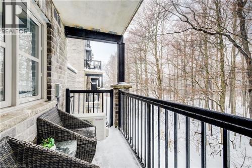 1989 Ottawa Street S Unit# 27A, Kitchener, ON - Outdoor With Balcony With Exterior