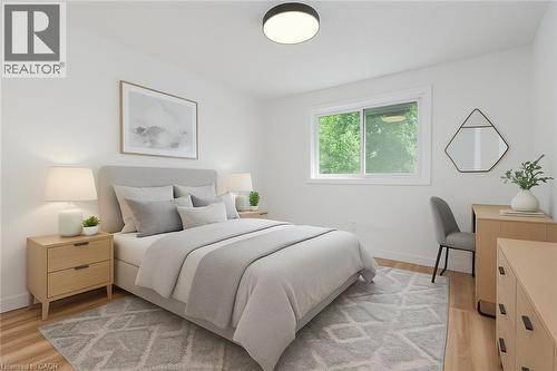 Virtually Staged - 21 Horning Drive, Hamilton, ON - Indoor Photo Showing Bedroom