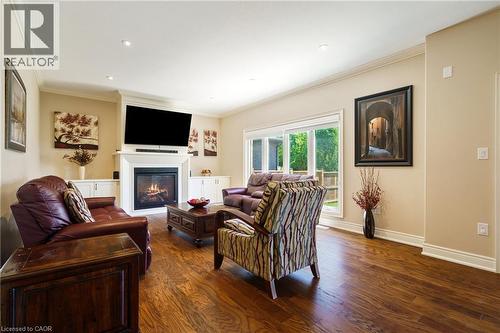 8952 Black Forest Crescent, Niagara Falls, ON - Indoor Photo Showing Living Room With Fireplace