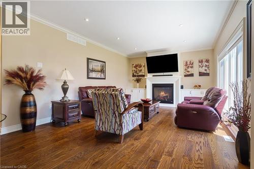 8952 Black Forest Crescent, Niagara Falls, ON - Indoor Photo Showing Living Room With Fireplace
