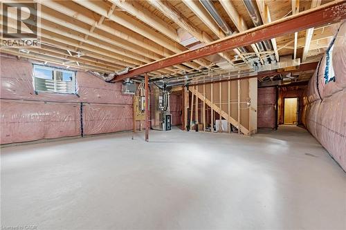 View of below grade area - 452 Westhaven Street, Waterloo, ON - Indoor Photo Showing Basement