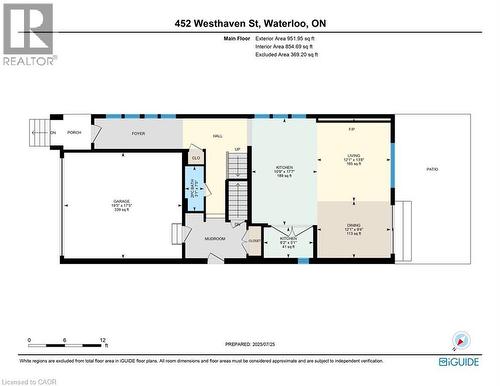 View of first floor layout - 452 Westhaven Street, Waterloo, ON - Other