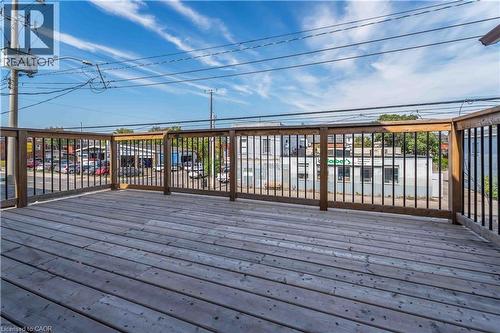 View of wooden deck - 934 Barton Street E Unit# 2, Hamilton, ON - Outdoor