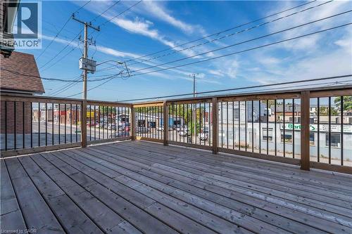 View of wooden terrace - 934 Barton Street E Unit# 2, Hamilton, ON - Outdoor