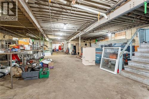 Basement with stairs - 24 Clark Avenue, Hamilton, ON 