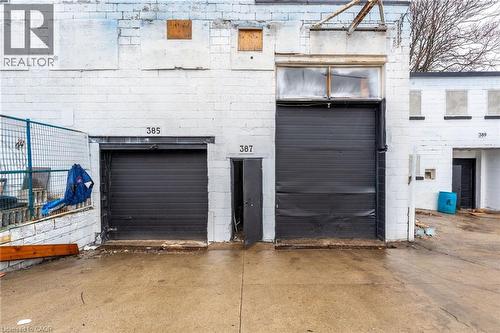 View of garage - 24 Clark Avenue, Hamilton, ON 