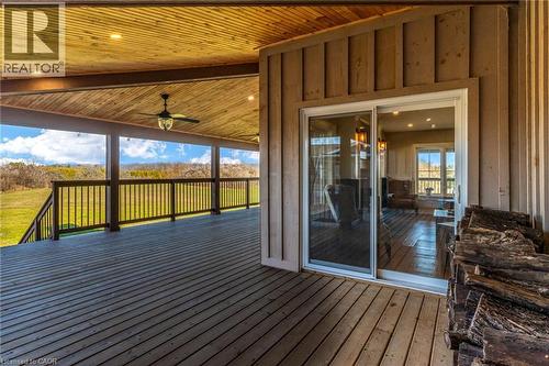 1041 8Th Concession Road W, Flamborough, ON - Outdoor With Deck Patio Veranda With Exterior