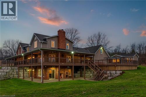 1041 8Th Concession Road W, Flamborough, ON - Outdoor With Deck Patio Veranda