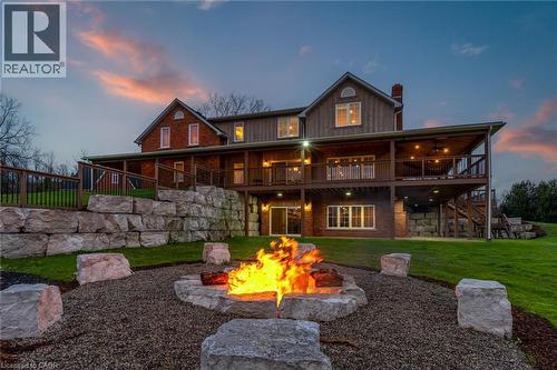 1041 8Th Concession Road W, Flamborough, ON - Outdoor With Deck Patio Veranda