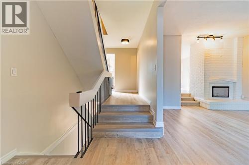 100 North Park Street, Brantford, ON - Indoor Photo Showing Other Room With Fireplace