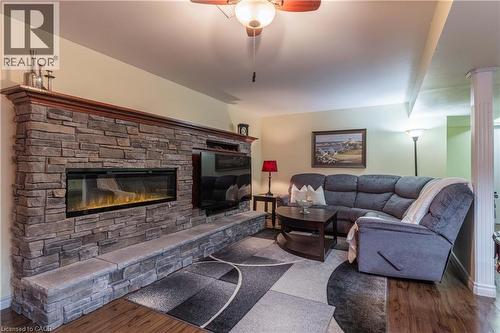 8142 Costabile Drive Unit# 7, Niagara Falls, ON - Indoor Photo Showing Living Room With Fireplace