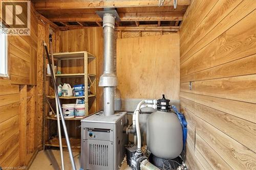 View of utilities - 50 Grove Crescent, Brantford, ON - Indoor Photo Showing Basement