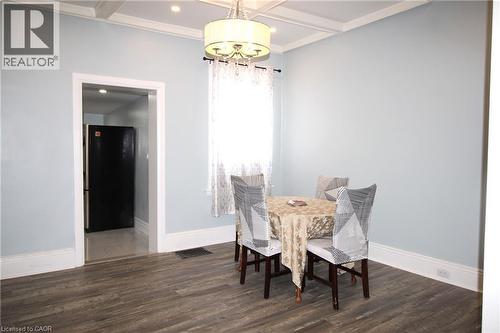 19 Emerald Street N, Hamilton, ON - Indoor Photo Showing Dining Room