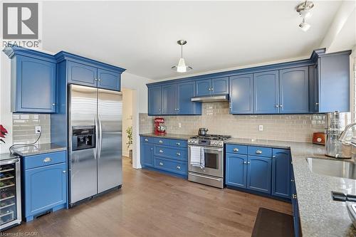 75 Etherington Crescent, Binbrook, ON - Indoor Photo Showing Kitchen With Stainless Steel Kitchen With Upgraded Kitchen