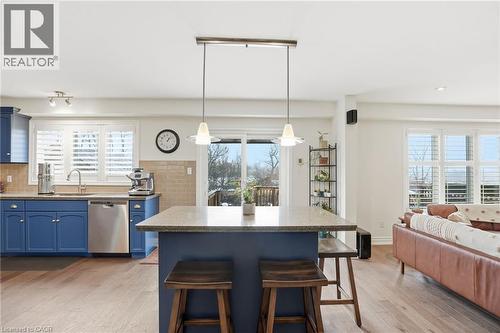 75 Etherington Crescent, Binbrook, ON - Indoor Photo Showing Kitchen With Upgraded Kitchen