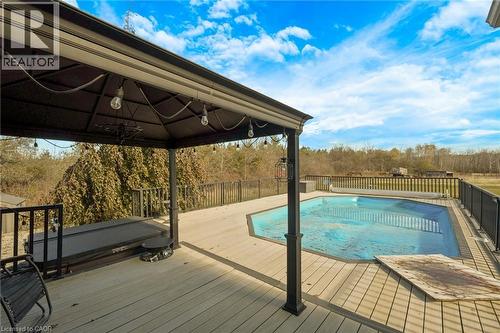 1295 Sheffield Road, Cambridge, ON - Outdoor With Deck Patio Veranda