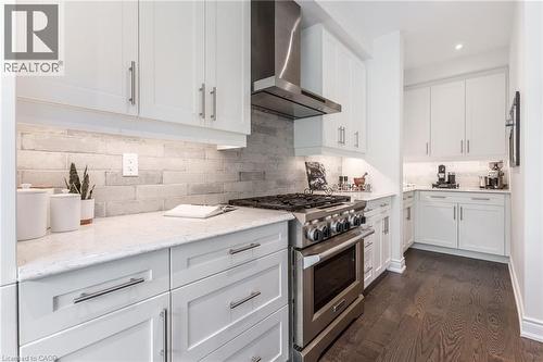 64 Elysian Fields Circle, Brampton, ON - Indoor Photo Showing Kitchen With Upgraded Kitchen