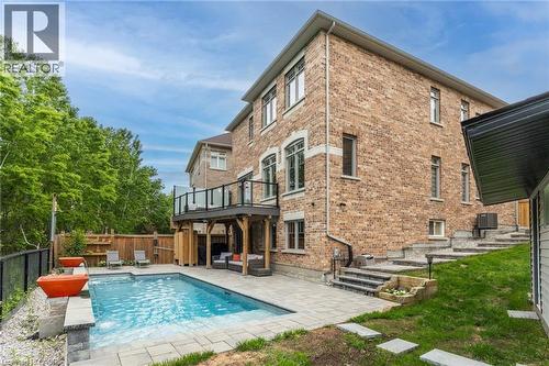 64 Elysian Fields Circle, Brampton, ON - Outdoor With In Ground Pool With Deck Patio Veranda