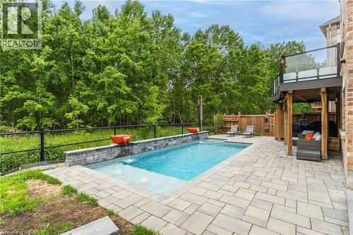 64 Elysian Fields Circle, Brampton, ON - Outdoor With In Ground Pool With Backyard