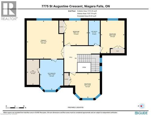 2nd level floor plan - 7775 St. Augustine Crescent, Niagara Falls, ON - Other
