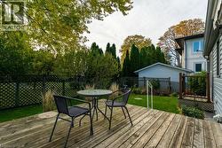 Walk out from dining room to deck and rear yard - 
