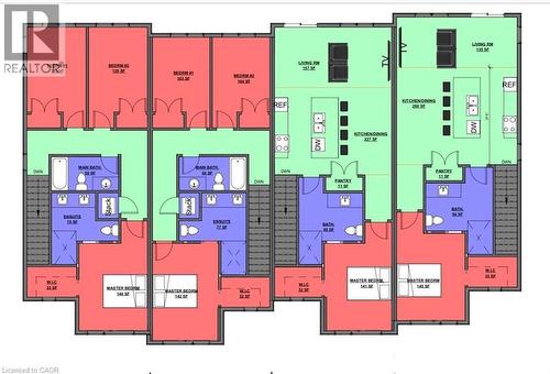 View of floor plan / room layout - 355 Guelph Avenue, Cambridge, ON 