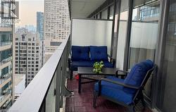 Balcony featuring the city view - 