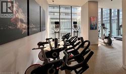 Exercise room with newer equipment - 