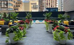 Pool area with lots of outdoor seating - 