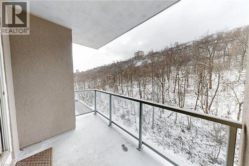 479 Charlton Avenue E Unit# 502, Hamilton, ON - Outdoor With Balcony With Exterior
