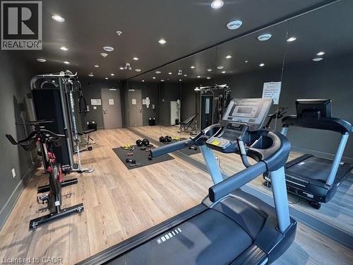 Fitness Room - 479 Charlton Avenue E Unit# 502, Hamilton, ON - Indoor Photo Showing Gym Room