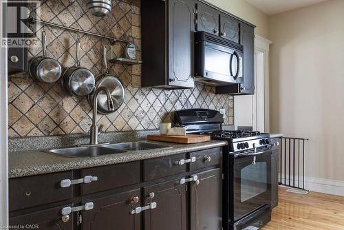 65 Banff Street, Caledonia, ON - Indoor Photo Showing Kitchen With Double Sink