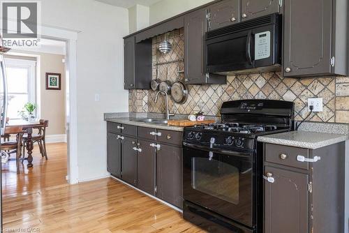 65 Banff Street, Caledonia, ON - Indoor Photo Showing Kitchen With Double Sink