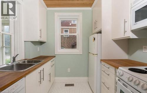 14 Young Street W, Waterloo, ON - Indoor Photo Showing Kitchen With Double Sink
