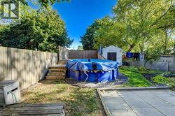 Fully Fenced Yard with Above Ground Pool - 