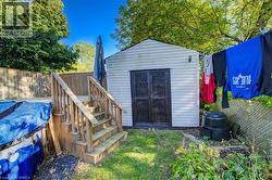 Fully Fenced Yard with Above Ground Pool and Shed - 